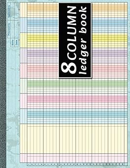 13 Column Ledger Book: 13 Column Accounting Ledger Book For Small Business, Personal