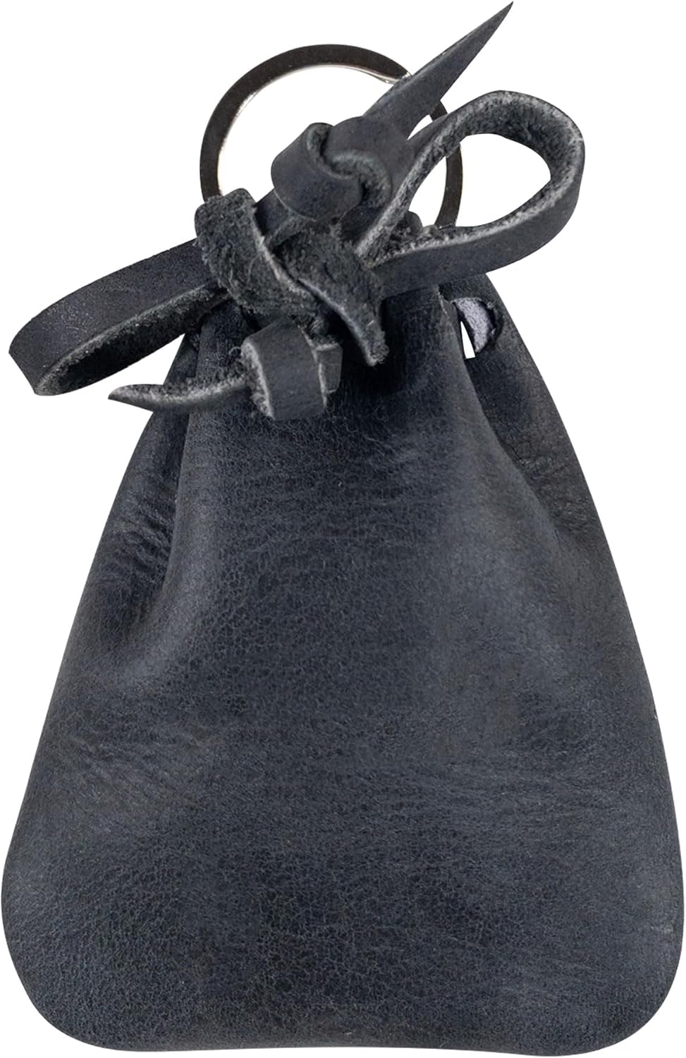 Hide & Drink, Mini Medieval Pouch Keychain, Tiny Bag with Keyring, Coin Organizer, Coin Pouch, Full Grain Leather, Handmade