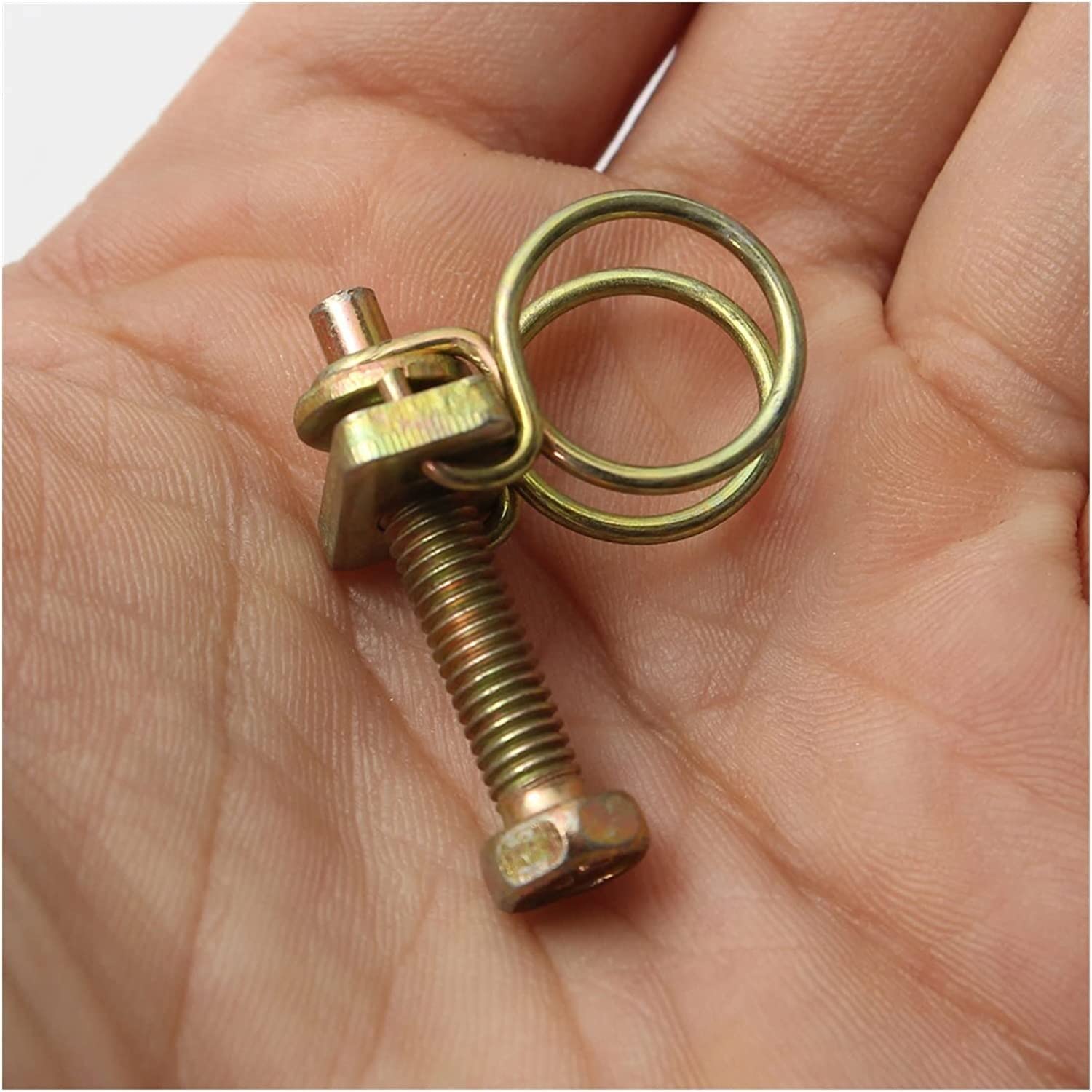 Colliers de serrage, colliers de serrage, colliers de serrage, 20pcs collier de serrage réglable collier de serrage double fil collier de serrage plomberie matériel de fixation (taille : 39-44) ( Size