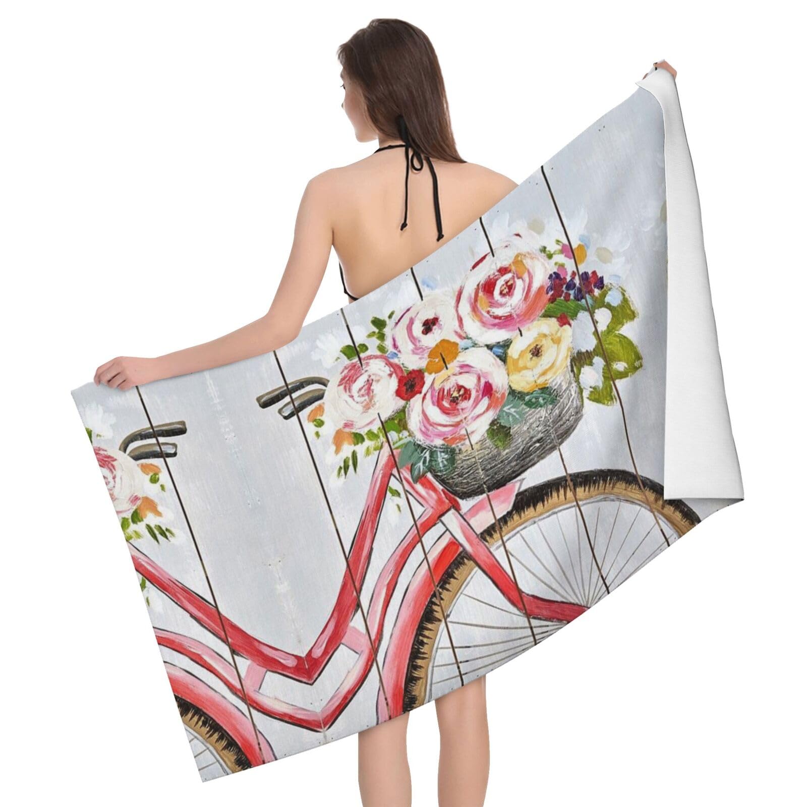 Serviette de natation microfibre compacte à motif pour sac de sport et activités de plein air
