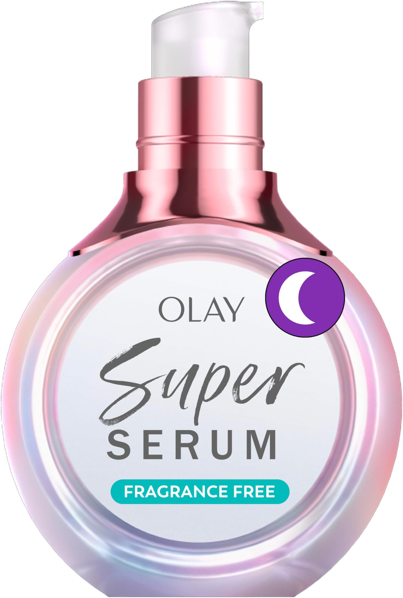 Super Serum Night Repair, Fragrance-Free Trial Size - Niacinamide, Peptide, Salicylic & Lactic Acid, Glycerin - 5-in-1 Skin Care Benefits - Hydrating, Reduces Dark Spots, Anti-Aging, 0.4 Oz
