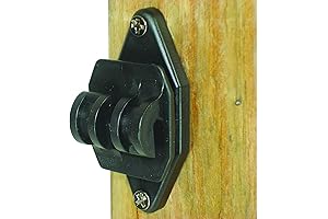 Field Guardian 100 Count Hi-Tensile Wood Post Nail-On Insulators