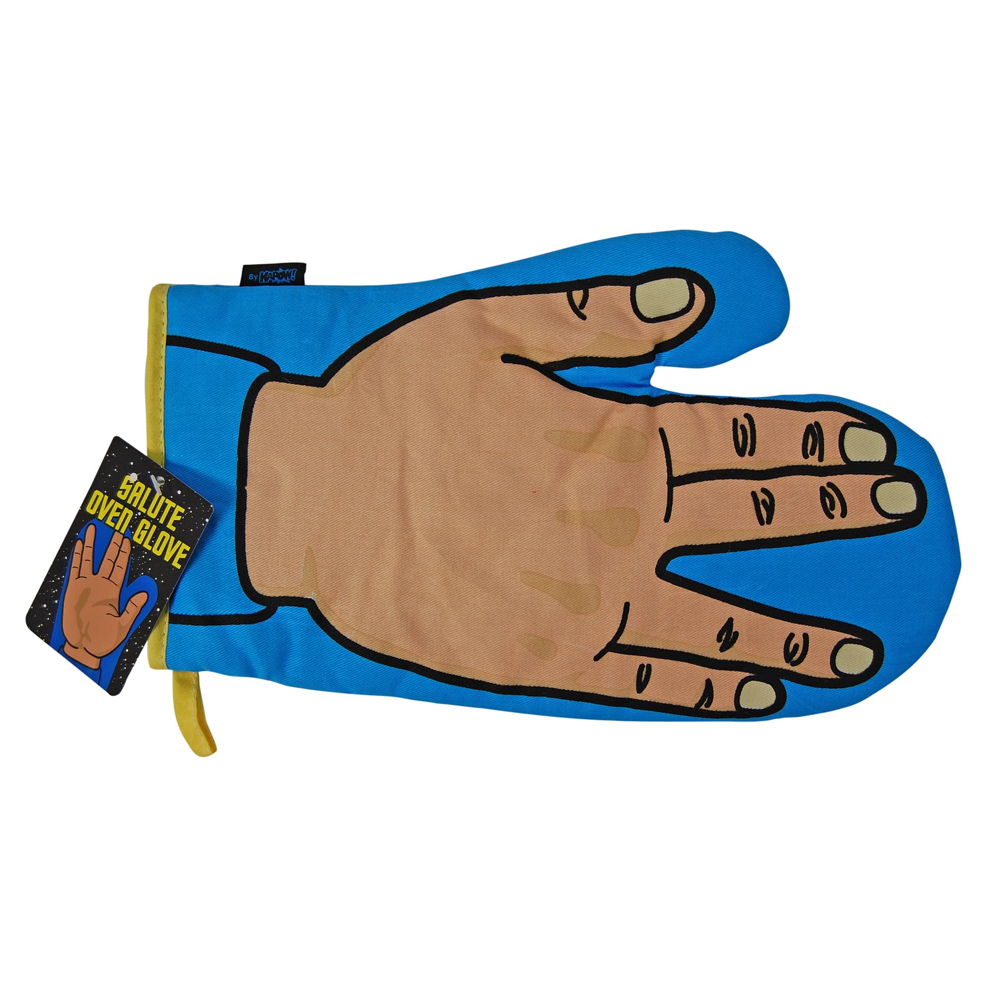 Bomblighters Trek Hand Signal Oven Glove - Star buy novelty oven mitt, Multicolor, One Size