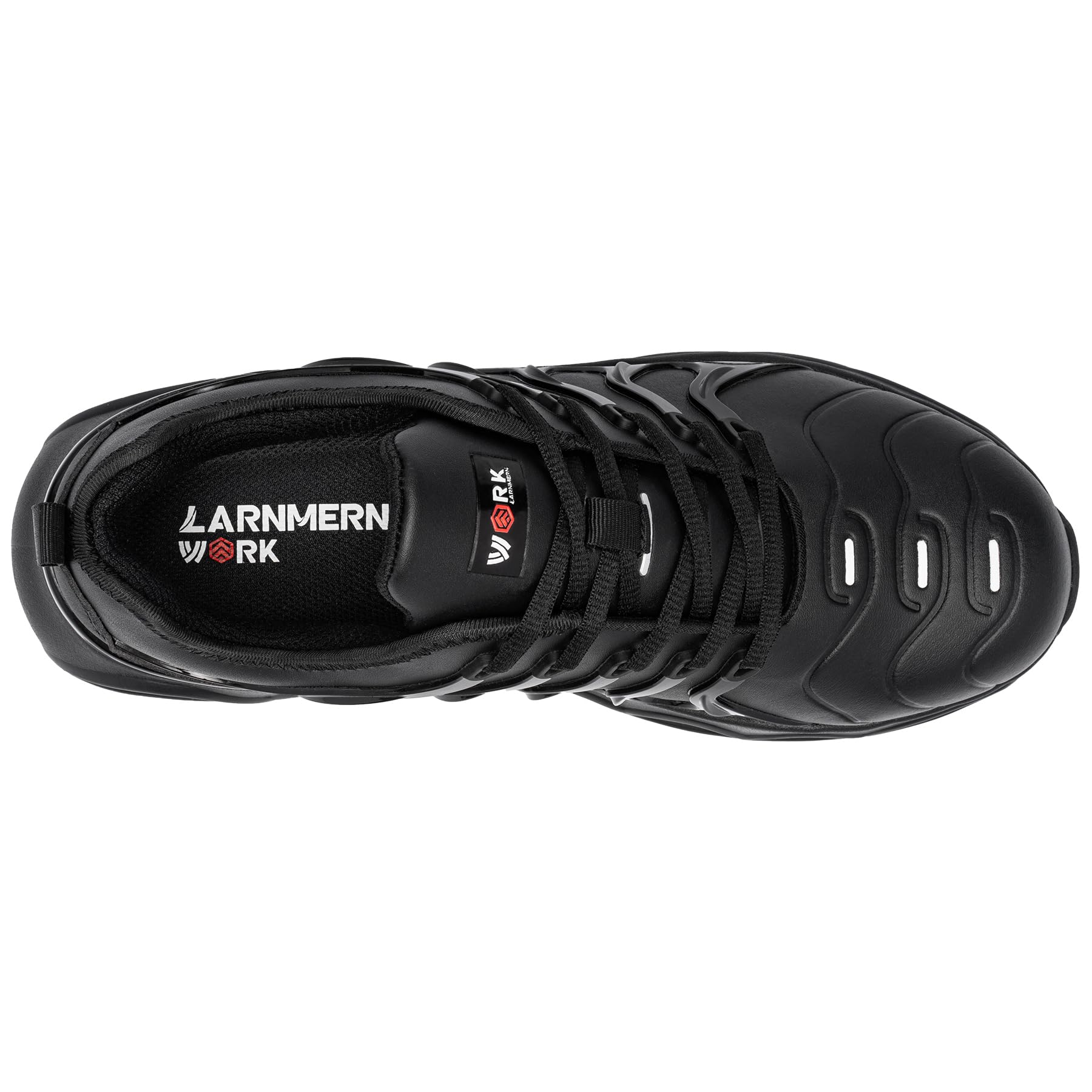 LARNMERN Zapatos de Seguridad para Hombre Impermeable Zapatillas de Seguridad Amortiguación Cómodo Ligeras Moda Punta de Acero Anti-Impacto