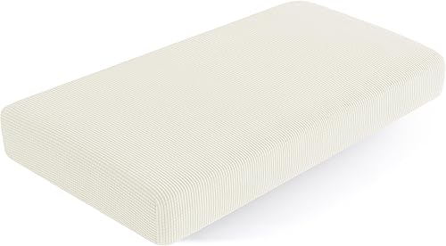 Miniatura 10 de Subrtex - Funda de cojín de sofá, funda elástica duradera para sofá de caravana de dos plazas, protección de muebles de elastano elástico para