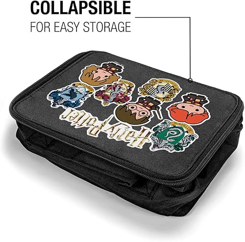 Miniatura 4 de LOGOVISION Harry Potter - Fiambrera con calcomanías mágicas aisladas y laterales suaves, bolsa de almuerzo reutilizable para el trabajo de oficina