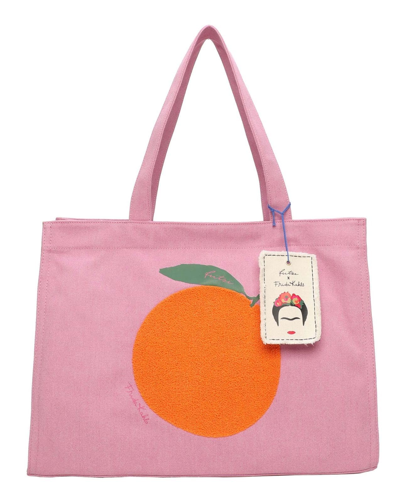 Fritzi aus Preussen Women Fritzi X Frida Kahlo Easy01 Canvas Oranges Shopper, One Size