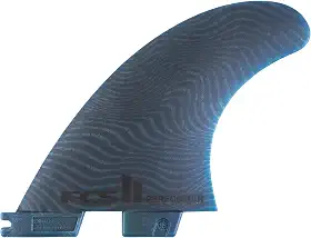 FCS Quilhas De Surfe Performer Eco Neo Glass (Média, Tri (3 Quilhas)), Azul