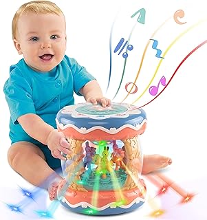 UNIH Baby Toys 6 to 12 Months, USB Charge Musical Light Up Toys, Multi-Function Modes Learning Infant Toys 12-18 Months, Early Education Infant Toys for Toddlers 1 2 3 Years Old Baby Boys Girls Gifts