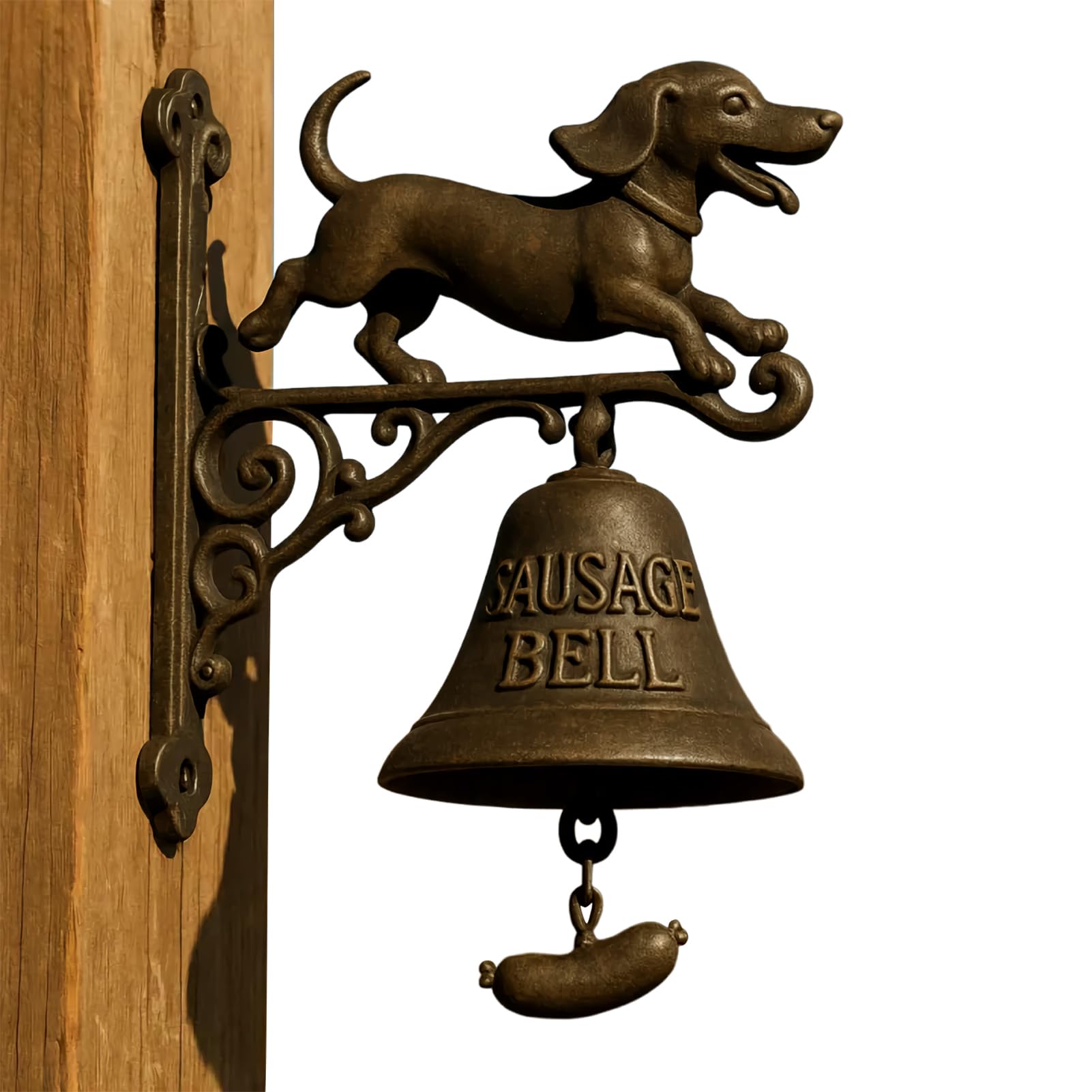 Dinner Bell Outdoor | Timbre Decorativo para Puerta De,Figura Decorativa De Perro para Porche Jardín Casa Cabaña Patro Trasero Regalo Inauguración