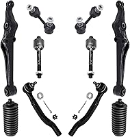 Vista 329 de Detroit Axle - Kit de suspensión delantera de 10 piezas para Chrysler 200 2007-2010 Sebring 2008-2014 Dodge Avenger 2008-2014, 2 brazos de control