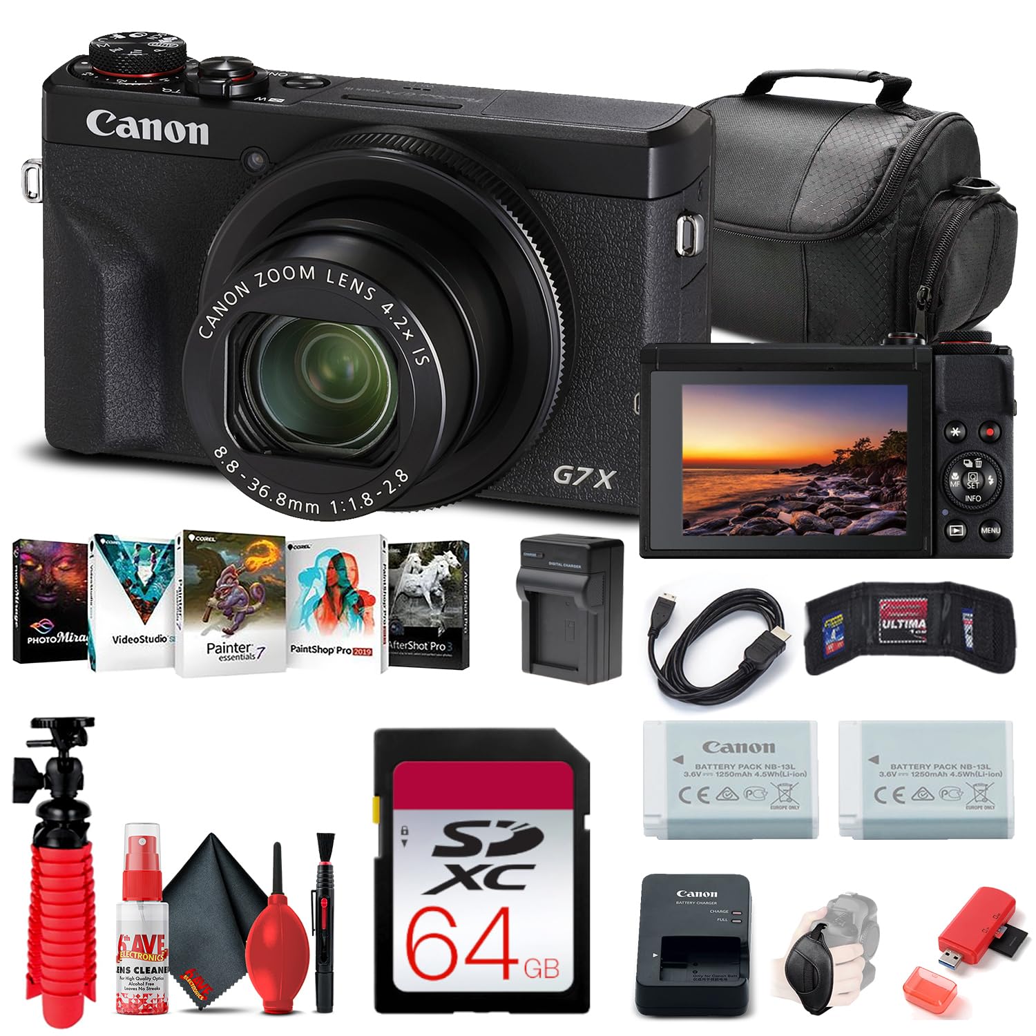 Amazon.com : Canon PowerShot G7 X Mark III Digital Camera (Black