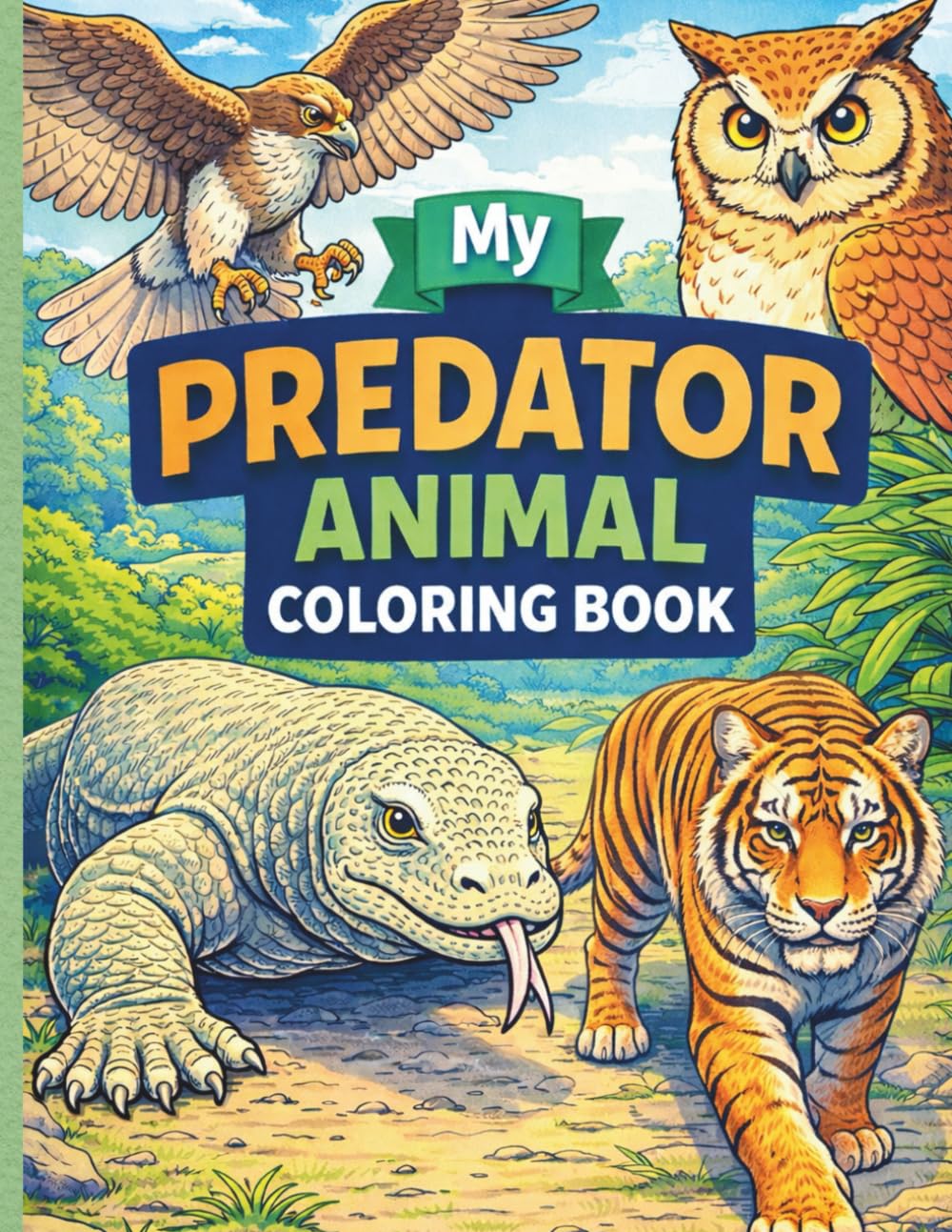 My Predator Coloring Book: A classic coloring book