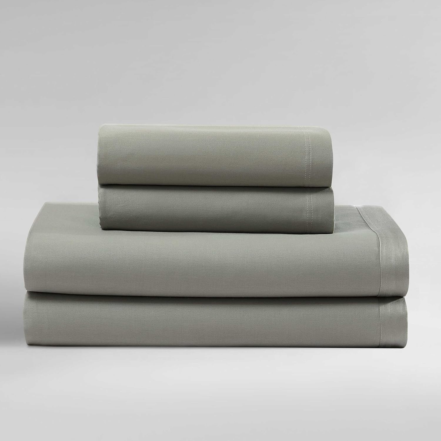 Calvin Klein Queen Sheets, Organic Cotton Sateen Bedding