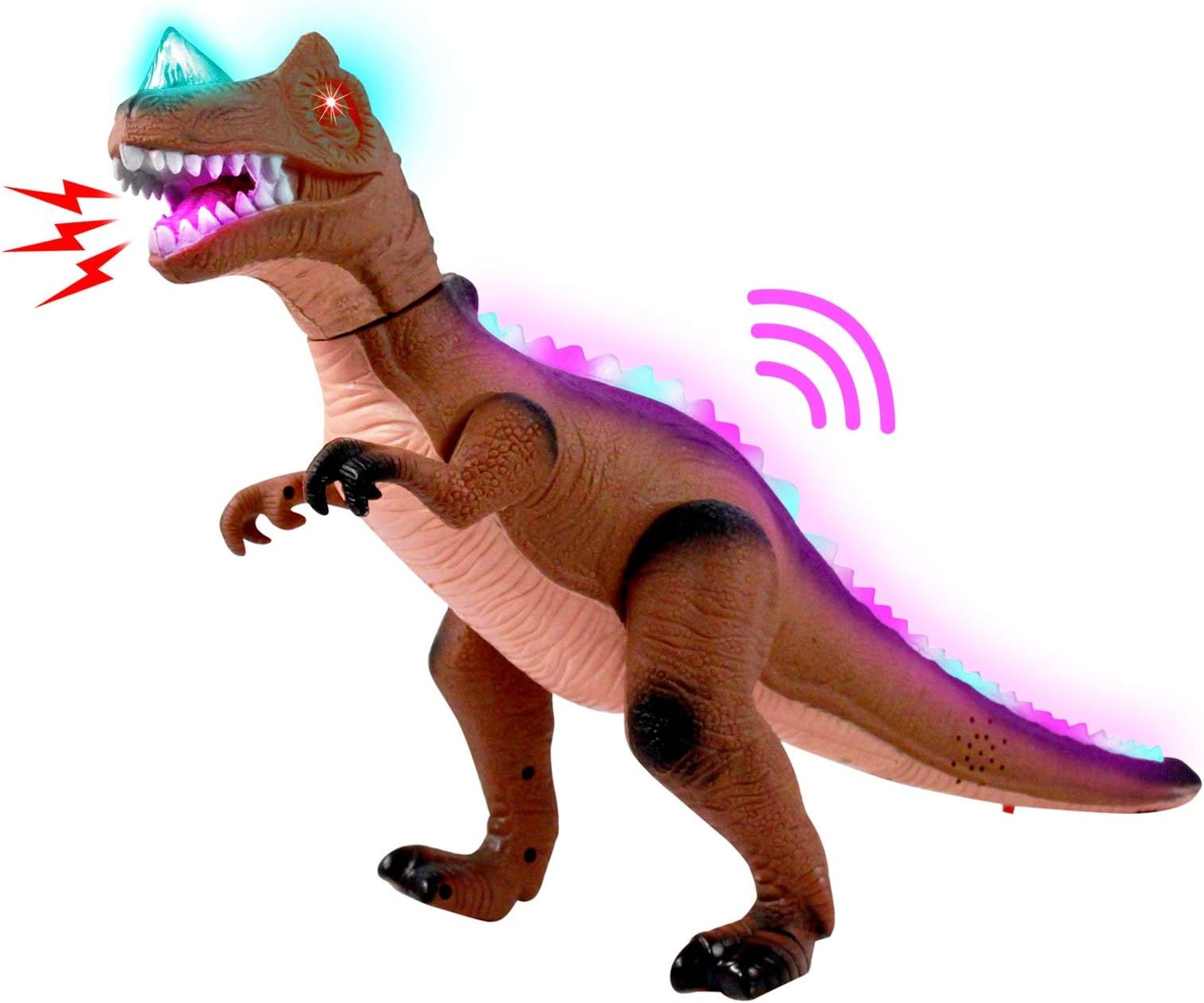 RC Tyrannosaurus rex Dinosaur Toy with Light, Sound, and Music