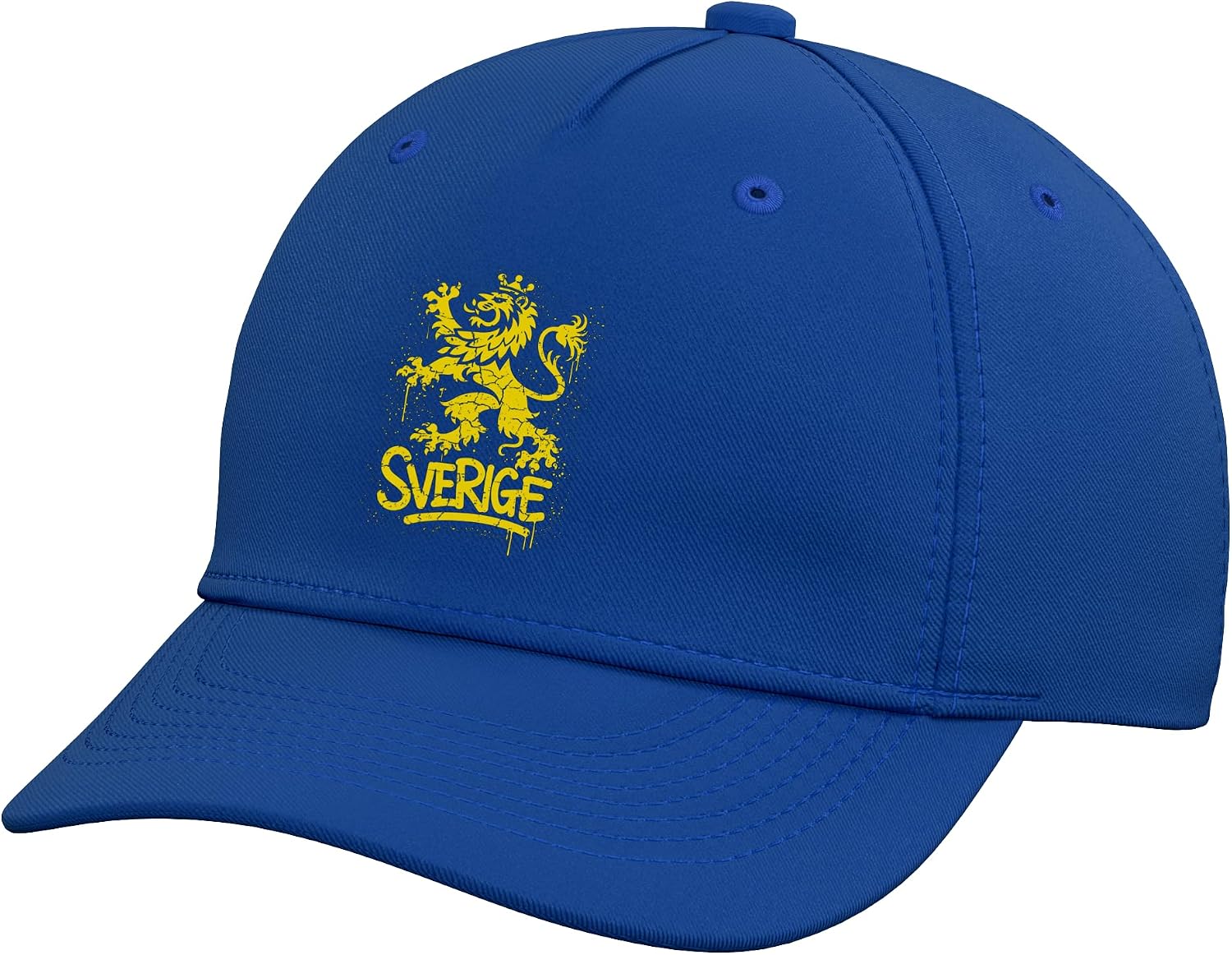 Sverige Lion Sweden Swedish Pride Street Art Adjustable Baseball Hat