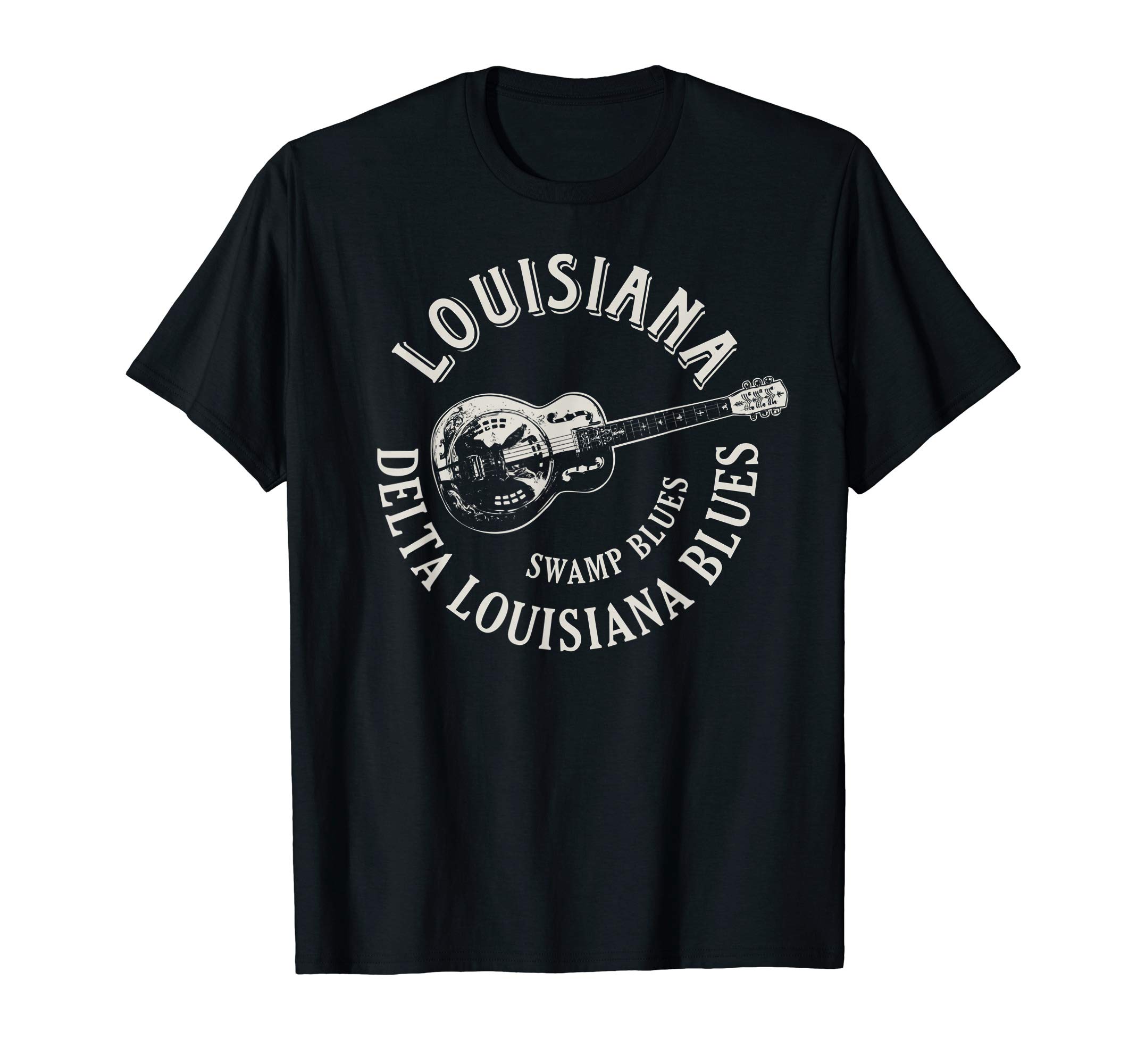 American CityLouisiana Swamp Blues American Guitar Music Vintage T-ShirtOEKO-TEX STANDARD 100