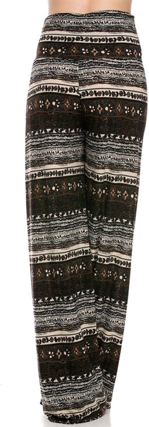 2LUV Women's Paisley Print Palazzo Pants