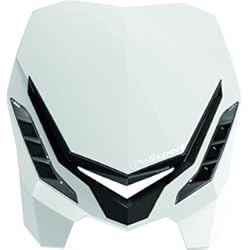 Faro Delantero Yamaha Mt 03 2021 Polisport 8670800001 - Faro delantero E-BLAZE de fibra de carbono con lámpara LED compatible con todos los modelos de motocross/enduro en color blanco