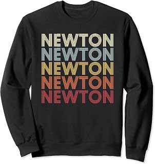 Newton North Carolina Newton NC Retro Vintage Text Sweatshirt