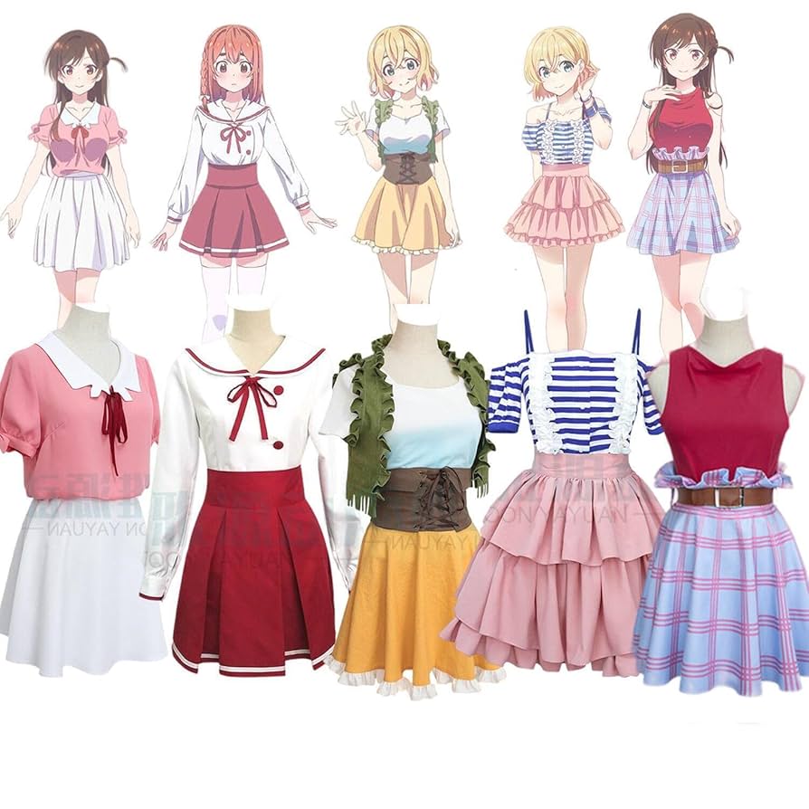 カパママ Originalアニメキャラクターコスプレ高画質2L判 3枚セット Amazon.co.jp: Cosplay 彼女、お借りします 第二期 コスプレ