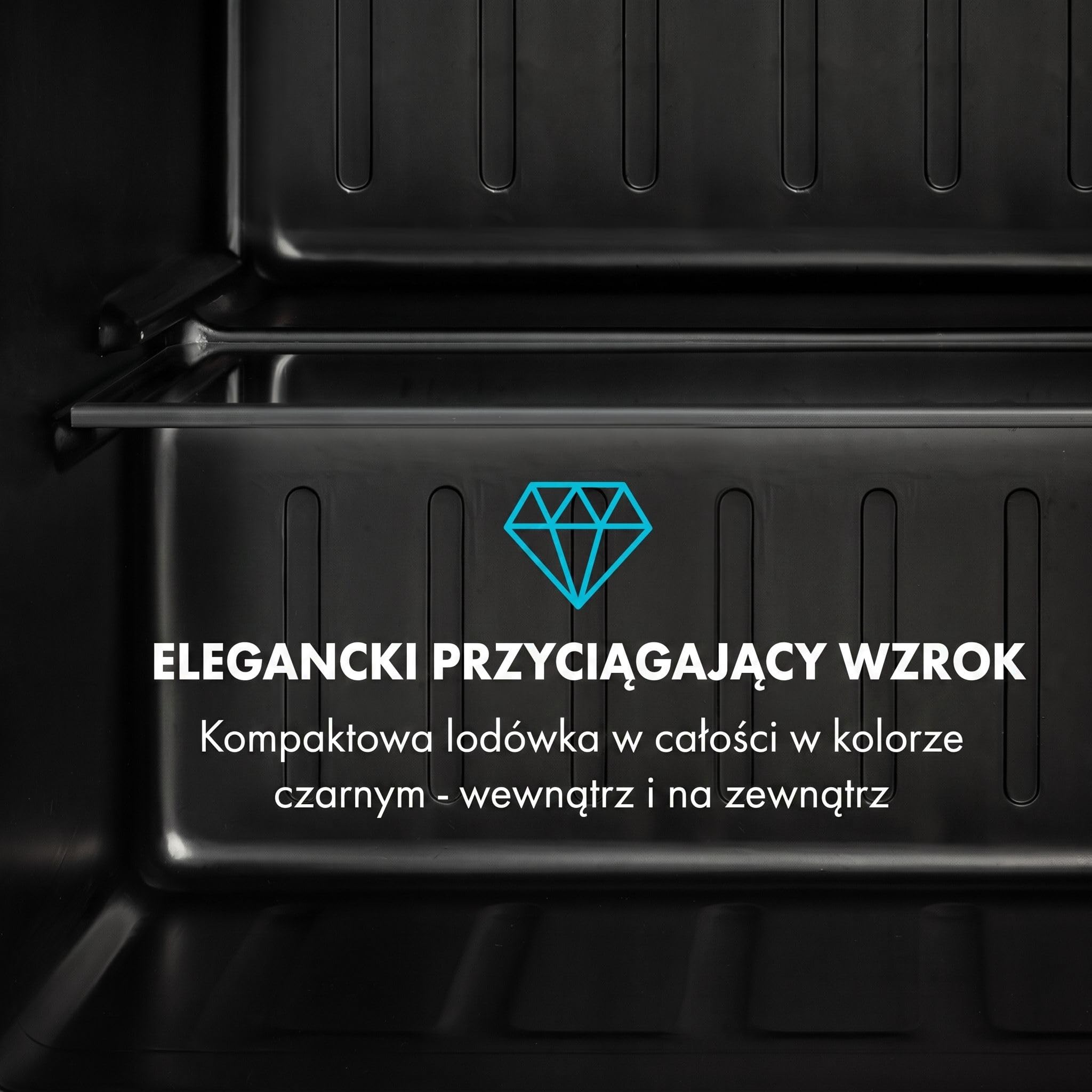 Klarstein Lodówka, Mini lodówka na napoje, Lodówka z zamrażalnikiem mała, Mała cicha lodówka, Skincare Fridge, Lodówka turystyczna, Mini lodówka do pokoju, biura, 0-10°C, 46L