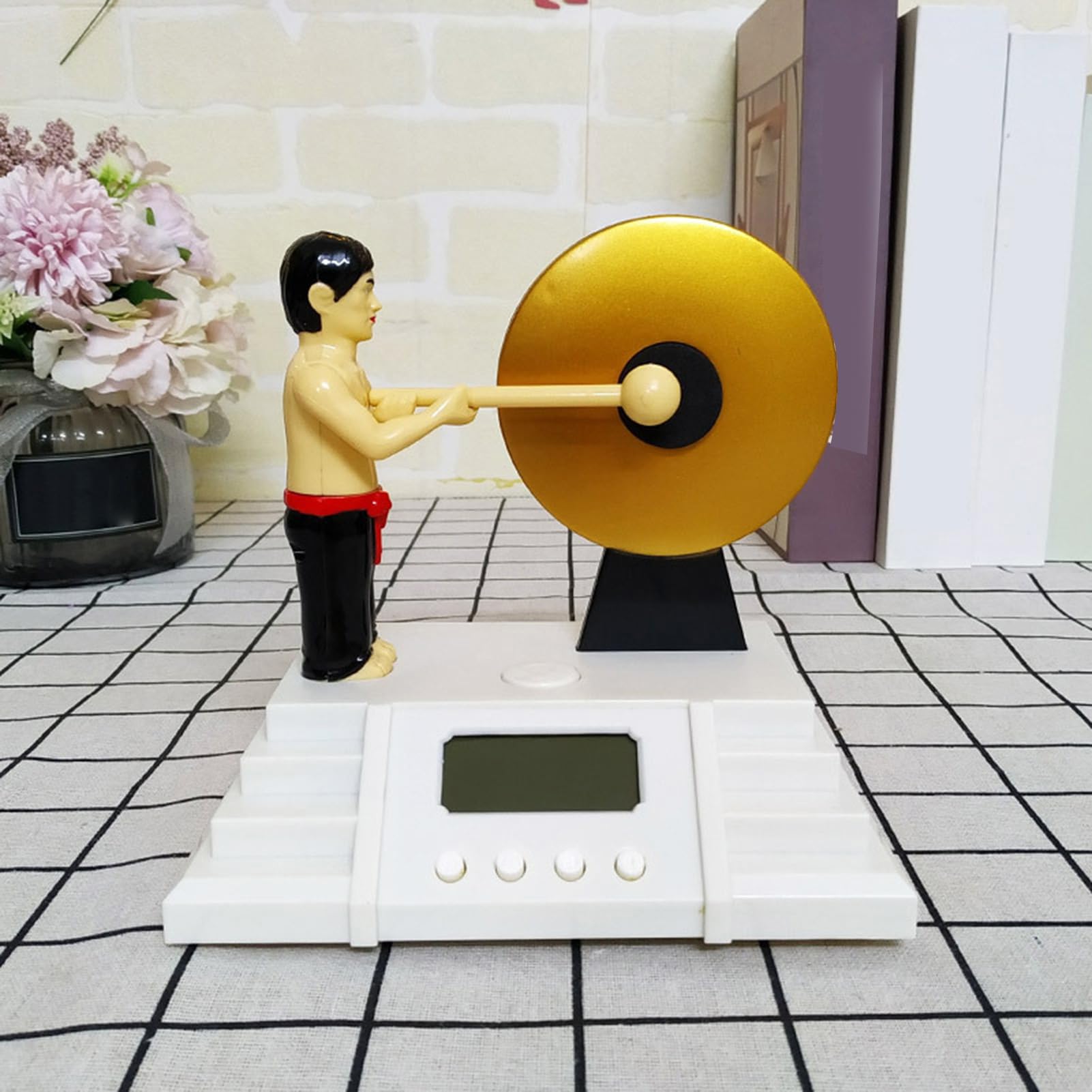 orologio digitale, orologio digitale per camera da con gong stick | sveglia digitale regolabile con gong stick per bambini, sveglia decorativa da scrivania
