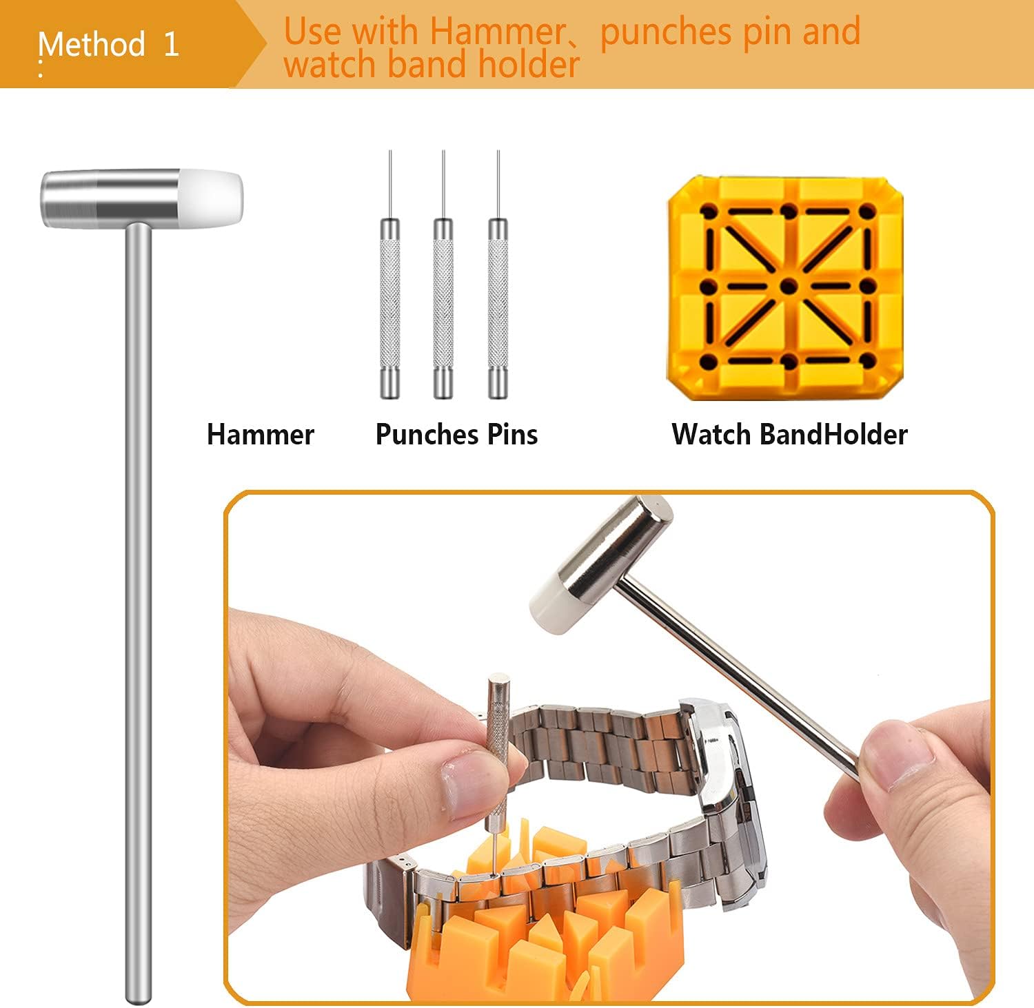 Watch Repair Kit, Topway 149 PCS Watch Battery Replacement Tool, Watch Band Repair Tool, Watch Spring Bar Tool Set, Watch Band Link Pin Tool Set with Instruction Manual : Clothing, Shoes & Jewelry