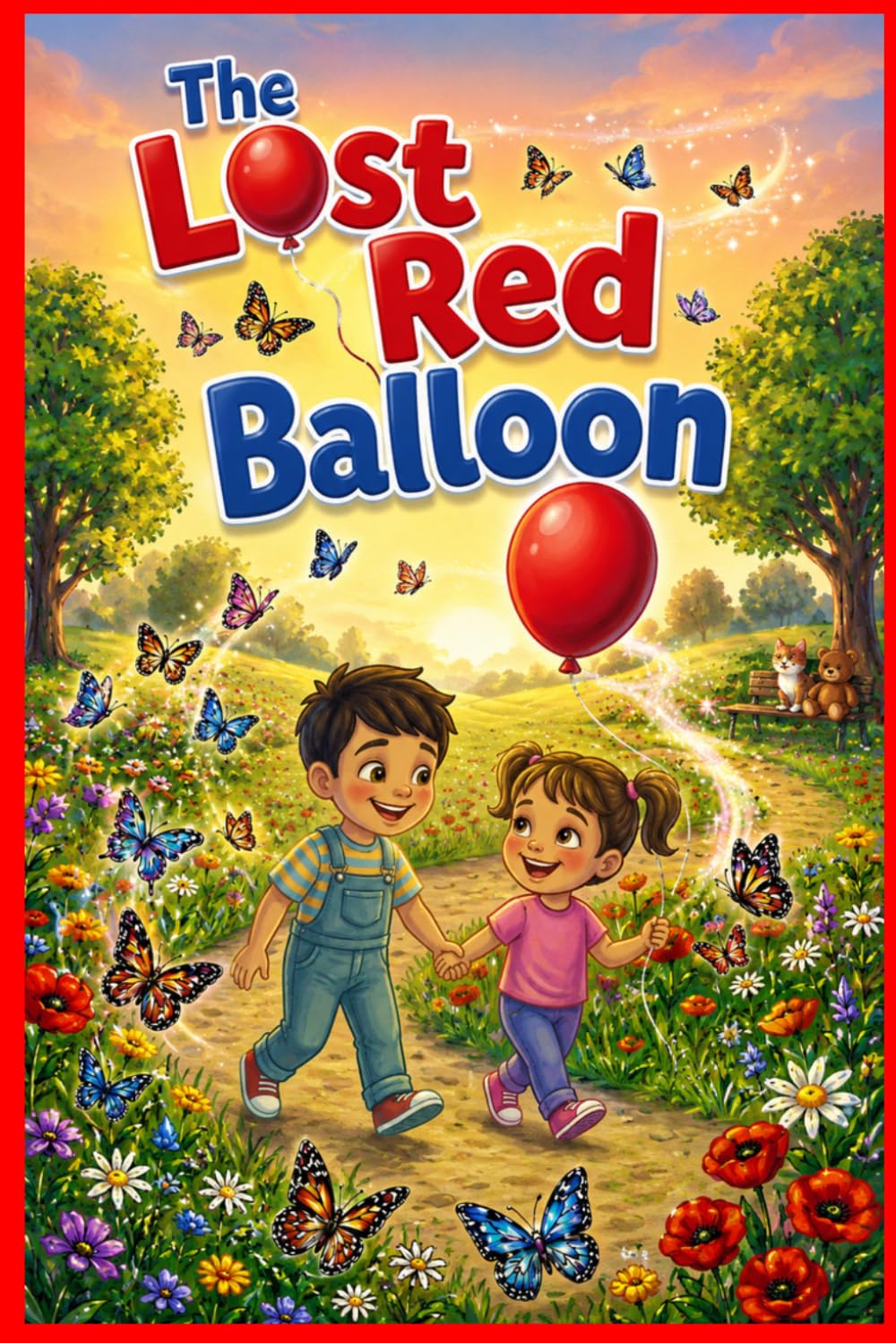The Lost Red Balloon: A Wordless Picture Book About Friendship, Kindness, and Adventure