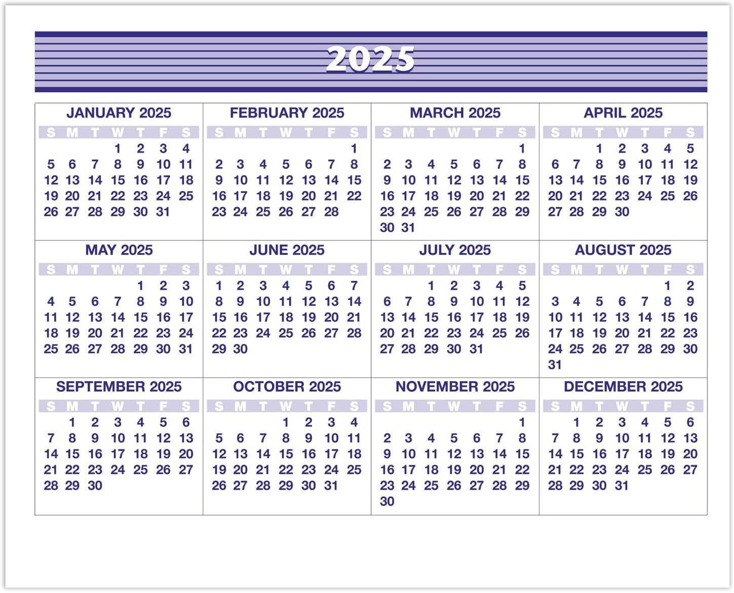 AT-A-GLANCE 2025 Desk Calendar and Base, Weekly, 5-1/2" x 7", Flip-A-Week (SW700X0025)
