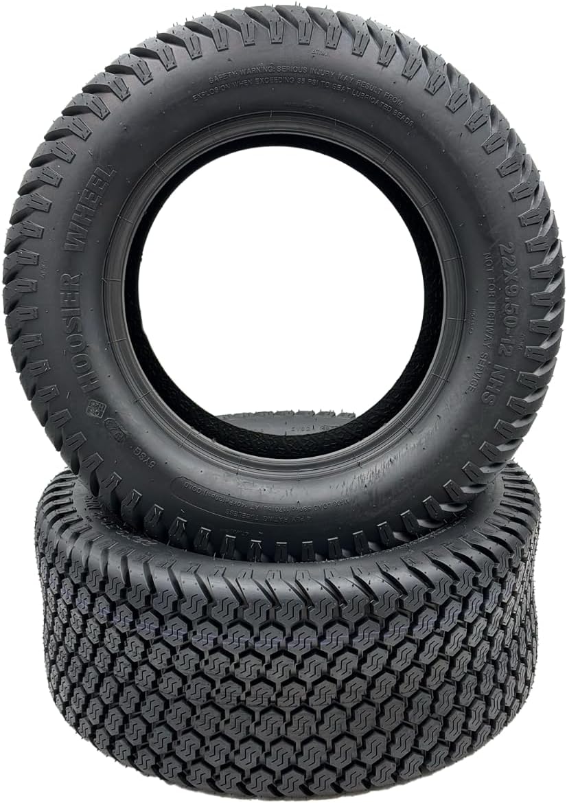Set of 2-22x9.50-12 4 Ply Super Turf Tire