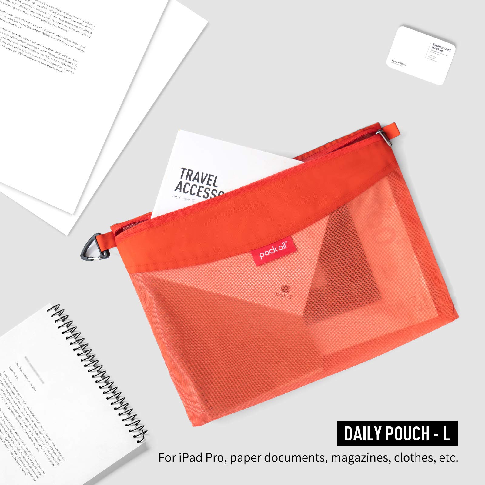 Pack all Wodoodporny materiał zestaw woreczków na zamek błyskawiczny