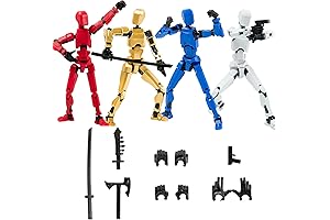 4PCS Assembled Titan T13 Action Figure Set