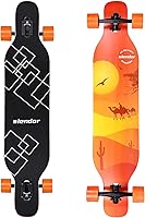 Vista 1 de Slendor - patineta longboard de madera de arce (42.0 in), para freestyle, curvatura cóncava