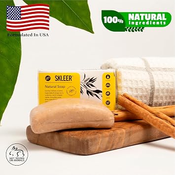 Turmeric Face Cleanser and Body Wash Bar 3 Pack | All Natural Soap with Essential Oils and Proprietary Extract | Facial Wash Soap Bar for Even Skin Tone, Brightening, and Blemish Targeting
