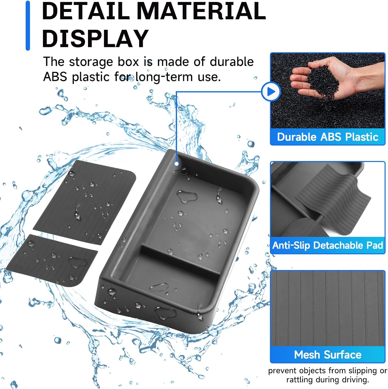 SXCY for 2025 2026 Ford Explorer Dashboard Organizer Tray for 2025 2026 Ford Explorer Accessories Screen Back Tray 2025 2026 Explorer Behind Dash Console Organizer Tray