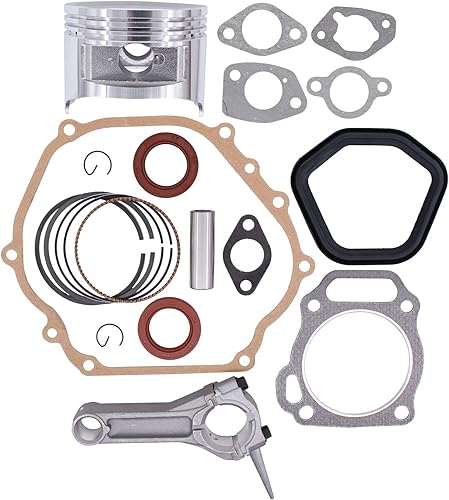 ApplianPar Kit de reconstrucción 13101-ZF6-W00 13200-ZE2-010 de las juntas del sello de la biela del anillo del pistón del motor para Honda GX390