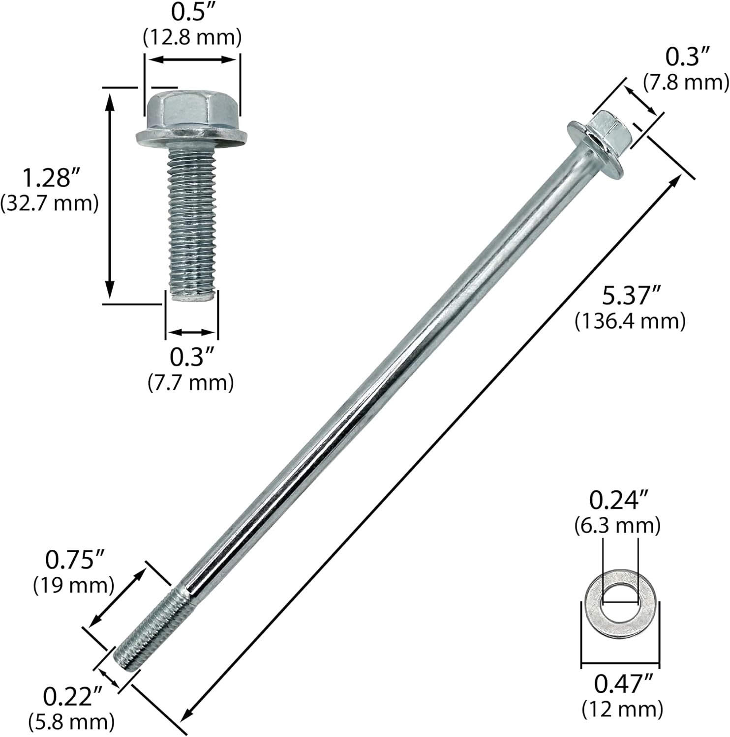 A.A Oil Pan Bolt Kit Replacement for All GM Chevy 1997-2014, LS Series Engines & Vortec - Silverado, Camaro, Corvette