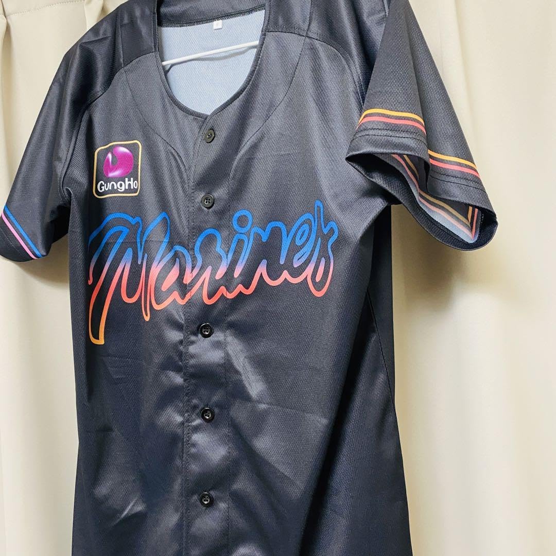 千葉ロッテマリーンズ　ブラックサマー　ユニフォーム　2023 M 千葉ロッテマリーンズ ブラックサマー ユニフォーム 2023 M