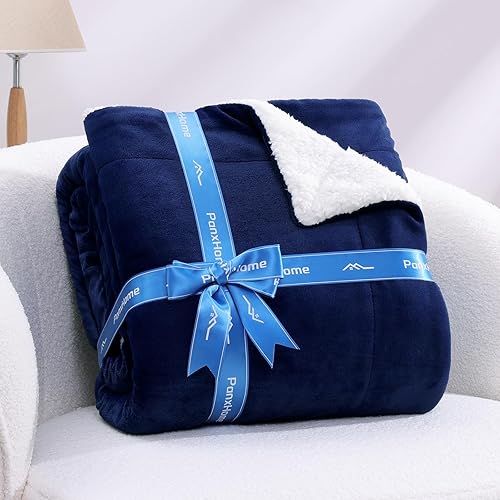 Miniatura 6 de Manta de forro polar sherpa, 520GSM, cálida y gruesa para invierno, manta suave tamaño individual, manta mullida y acogedora de terciopelo de leche,