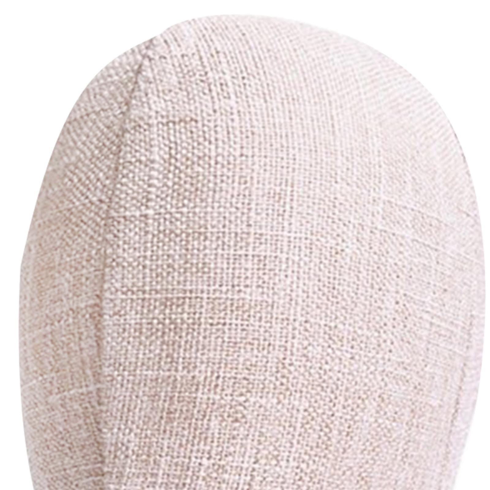Manichino Testa di stoffa blocco per capelli robusta supporto espositore beige
