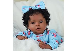 20 Inch Lifelike Reborn Black Girl- African American Reborn Baby Doll