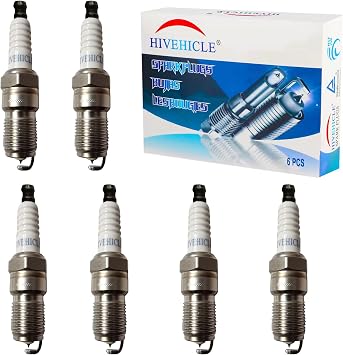 V7444 Laser Iridium Spark Plugs - Automotive Replacement Spark Plugs,OE Replace SP433 AGSF32WM,6 Pack