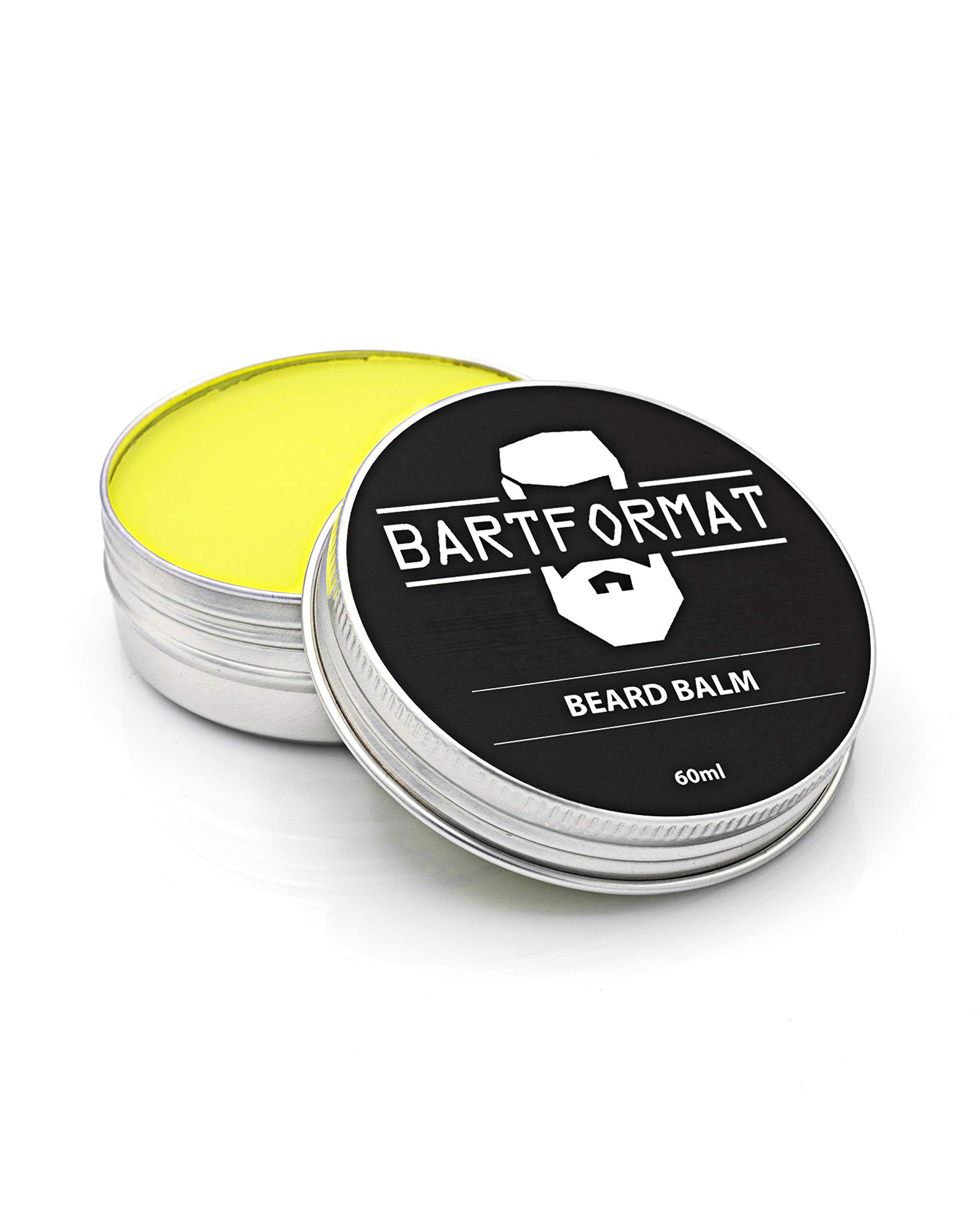 BARTFORMAT® Bálsamo para barba para hombre con manteca de karité albaricoque jojoba y argán para un pelo suave de la barba cuidado y peinado perfectos se absorbe rápidamente especialmente duradero.