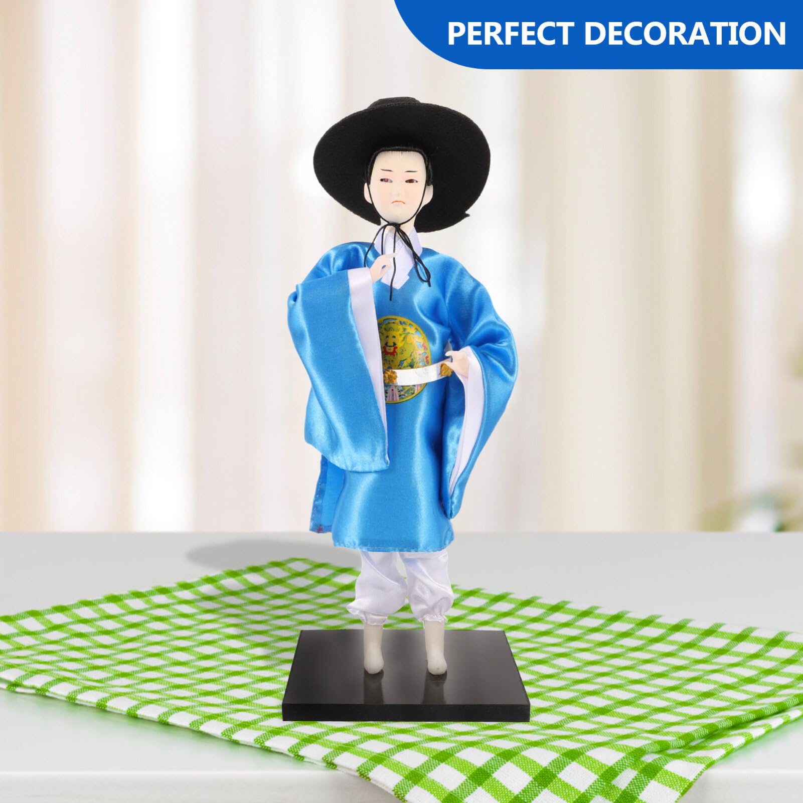 Amazon.co.jp: VICASKY 韓国 韓服 人形 韓国 韓服 男 置物 装飾 収集品