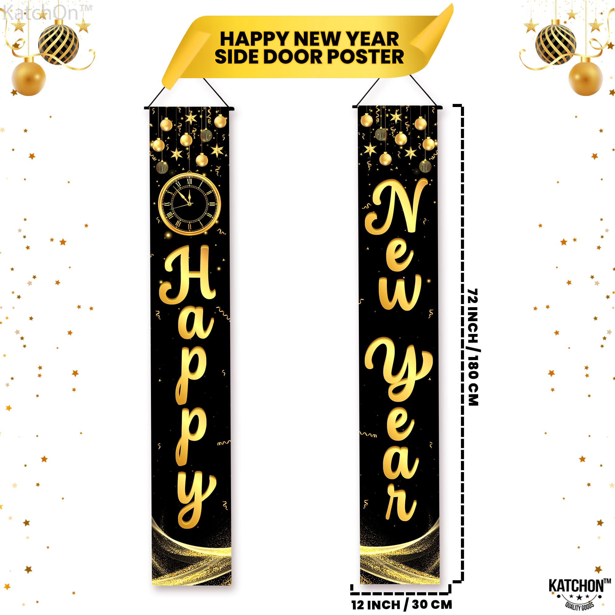 Snapklik.com : Xtralarge Happy New Year Banner - 72x12 Inch Happy New ...
