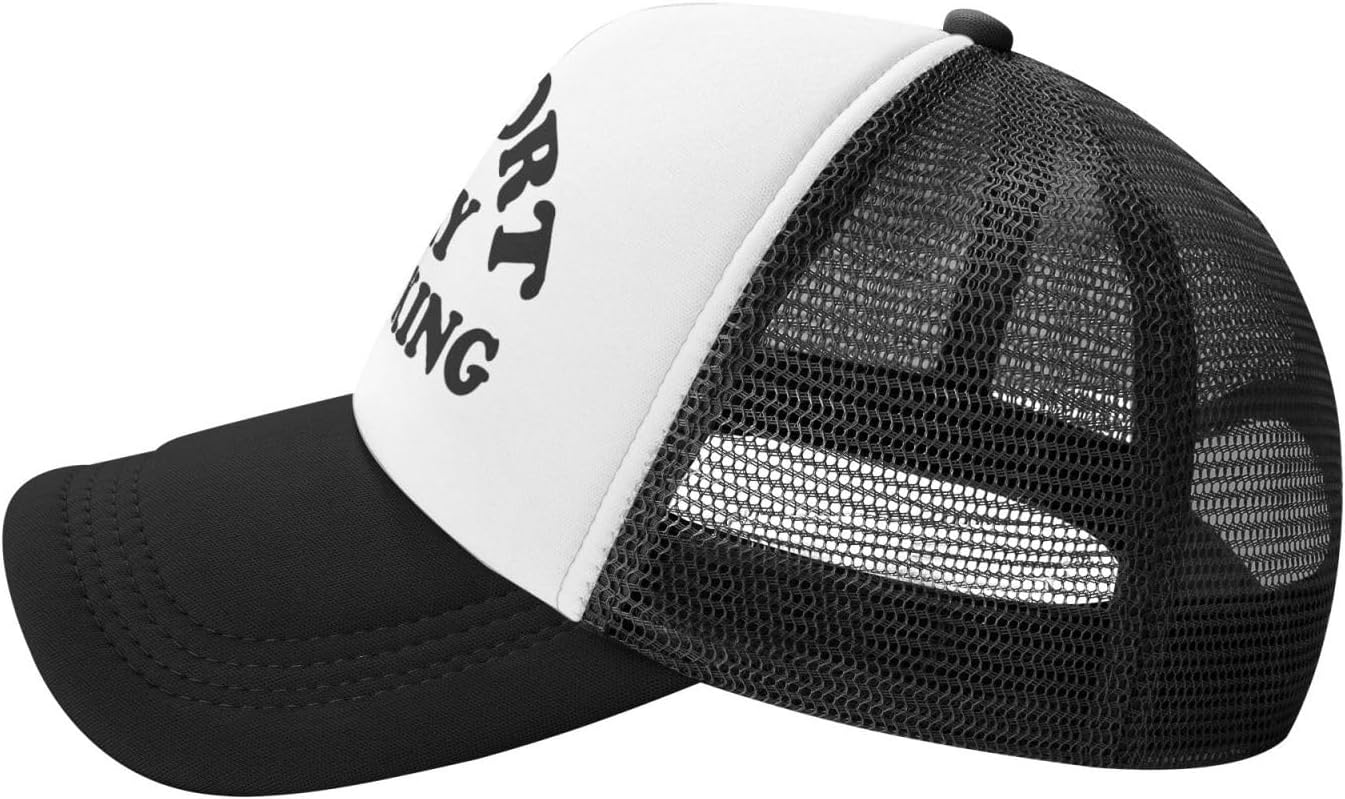 I Support Drinking During The Day Trucker Hat Unisex Adult Hats Adjustable Cap for Men and Women Classic Fishing Caps - Image 3