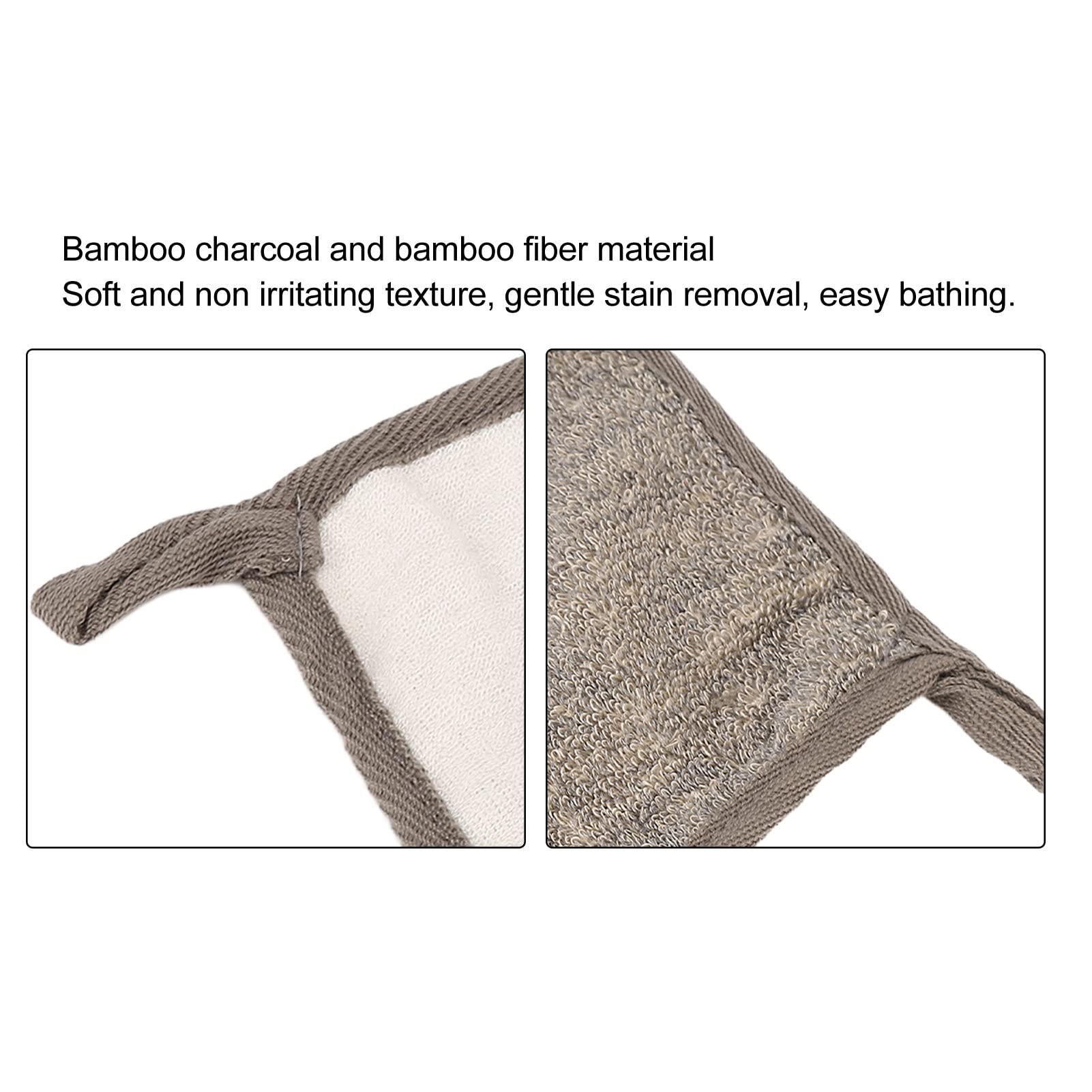 5PCS Exfoliating Wash Cloths for Face and Body, Dual-Sided Exfoliating Face Scrubber Massage Bath Cloth for Women and Men (10.23 x 9.45inch)