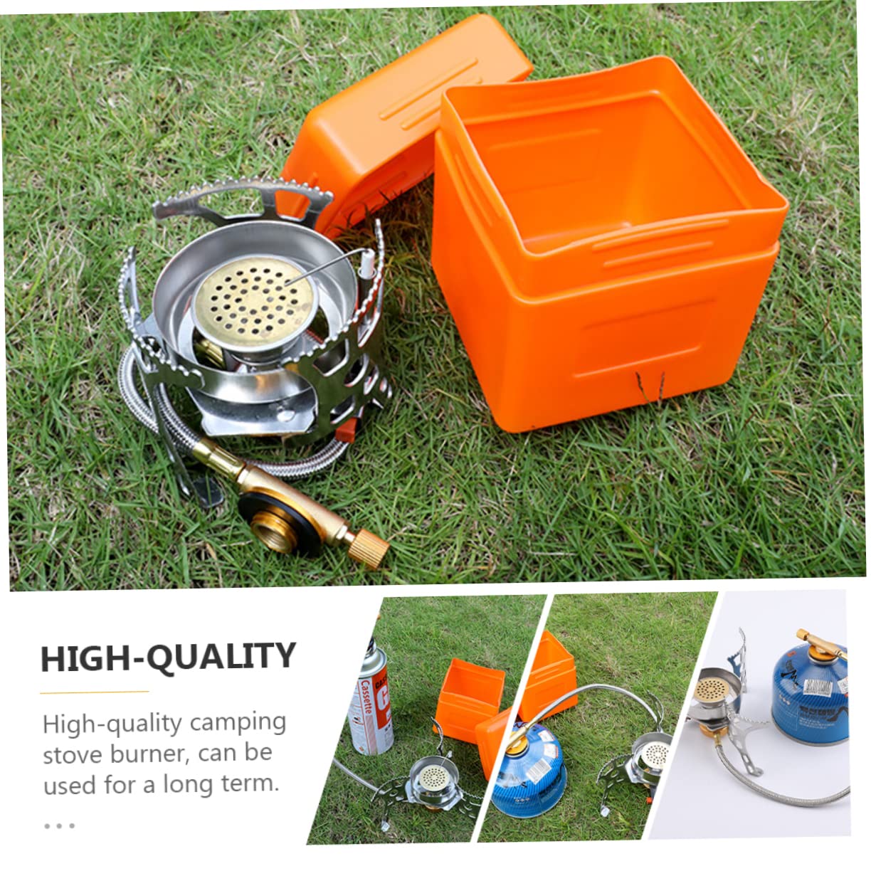 GOOHOCHY Professional Camping Stove Burner Windproof Design Mini Portable Cooking Burner