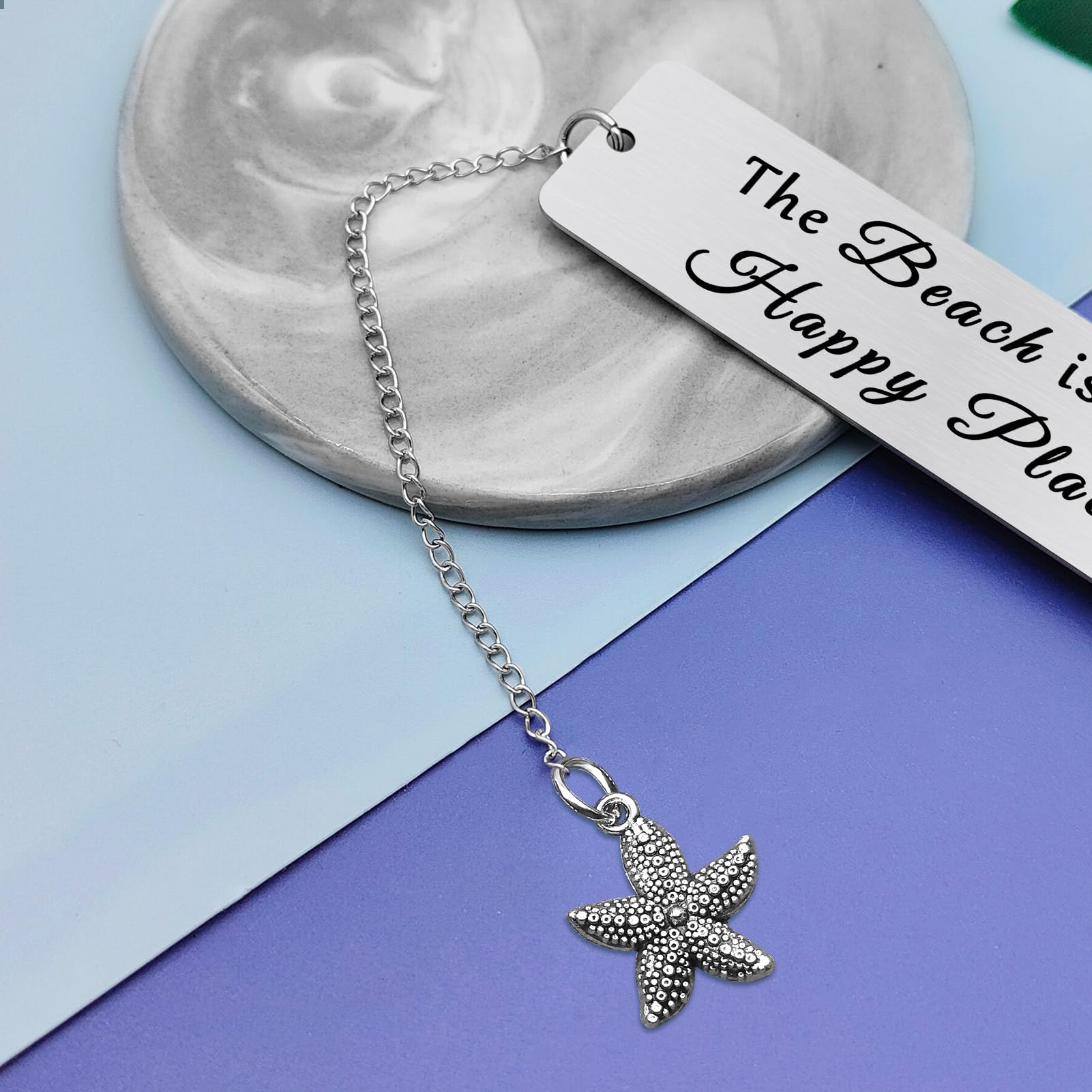 Beach Lover Gift for Women Bookmark Beach Gifts for Women Girls Beach Theme Bookmark Gift Vacation Gift Summer Beach Gift for Beach Lover Graduation Gift for Sister Friends Teens Boys Student